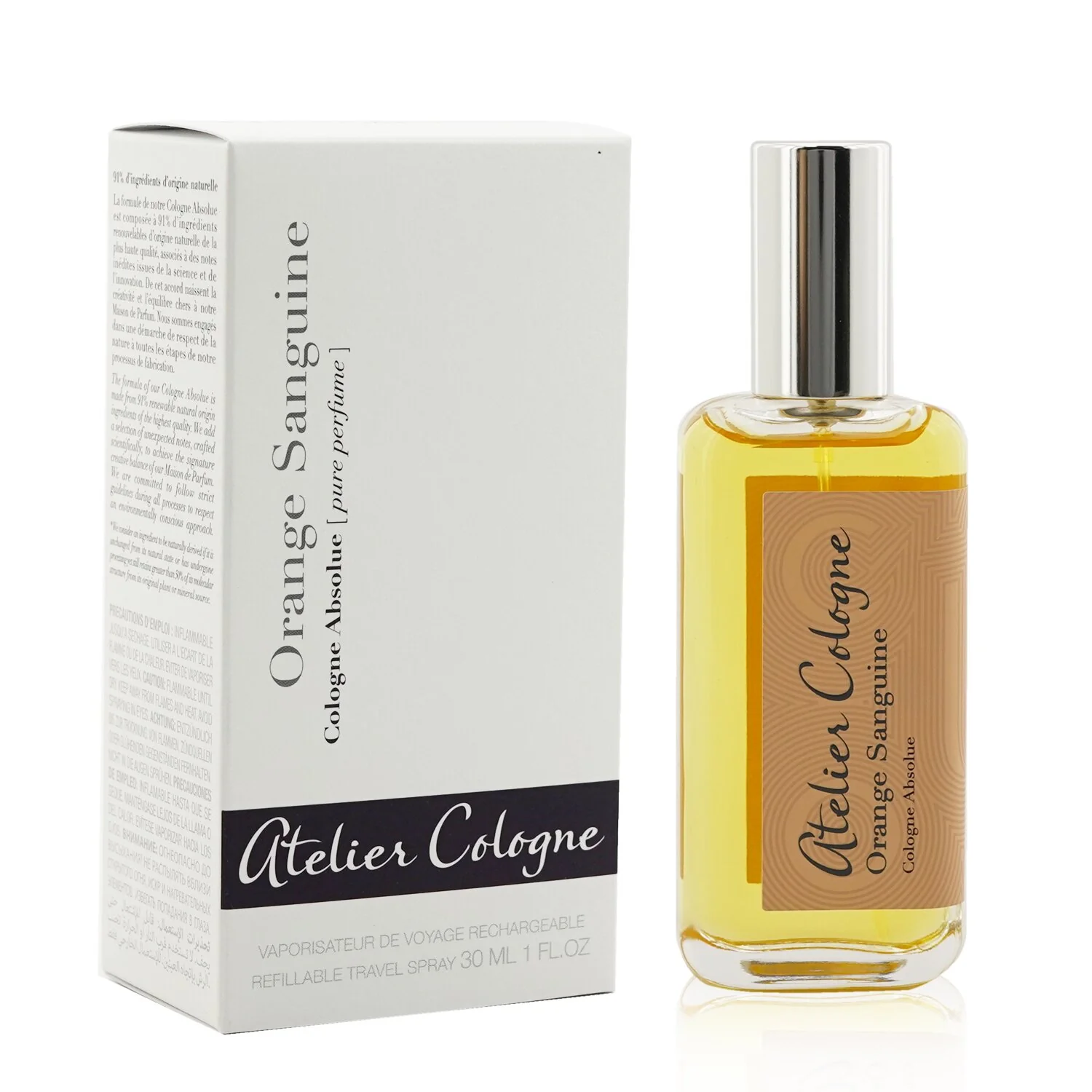 Atelier Cologne Orange Sanguine Cologne Absolue Spray  30ml/1oz+Case - Olabens