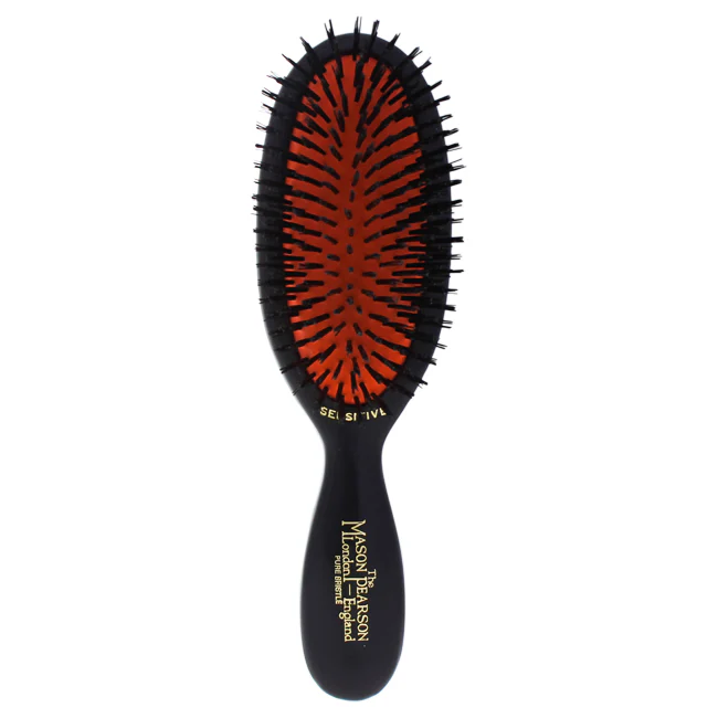 Mason Pearson Pocket Sensitive Pure Bristle Brush - SB4 Dark Ruby by Mason Pearson for Unisex - 1 Pc Hair Brush - Olabens
