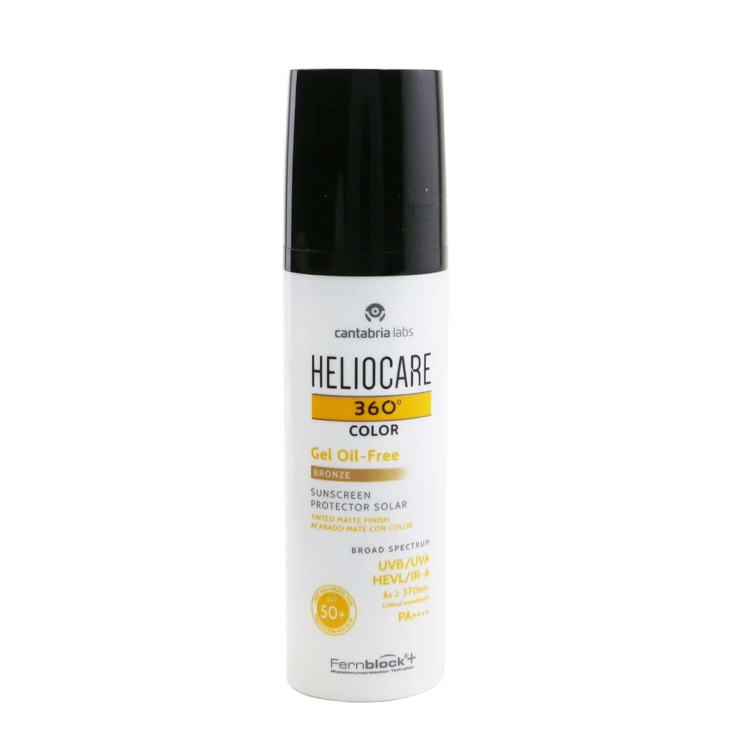 Heliocare by Cantabria Labs Heliocare 360 Color Gel - Oil Free (Tinted Matte Finish) SPF50 - # Bronze  50ml/1.7oz - Olabens
