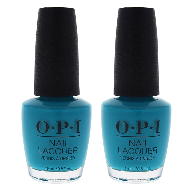 OPI Nail Lacquer - NL N74 Dance Party Teal Dawn by OPI for Women - 0.5 oz Nail Polish - Pack of 2 - Olabens