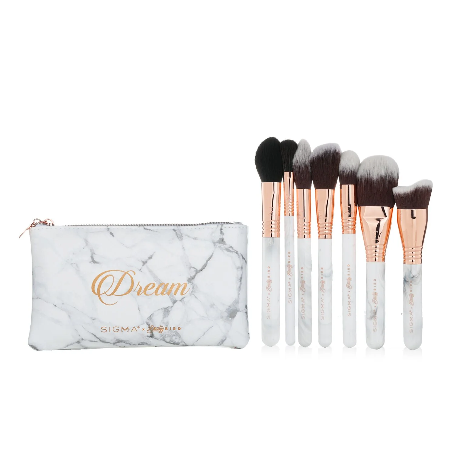 Sigma Beauty Sigma x BeautyyBird The Dream Face Brush Set (7x Face Brush)  7pcs+1bag - Olabens