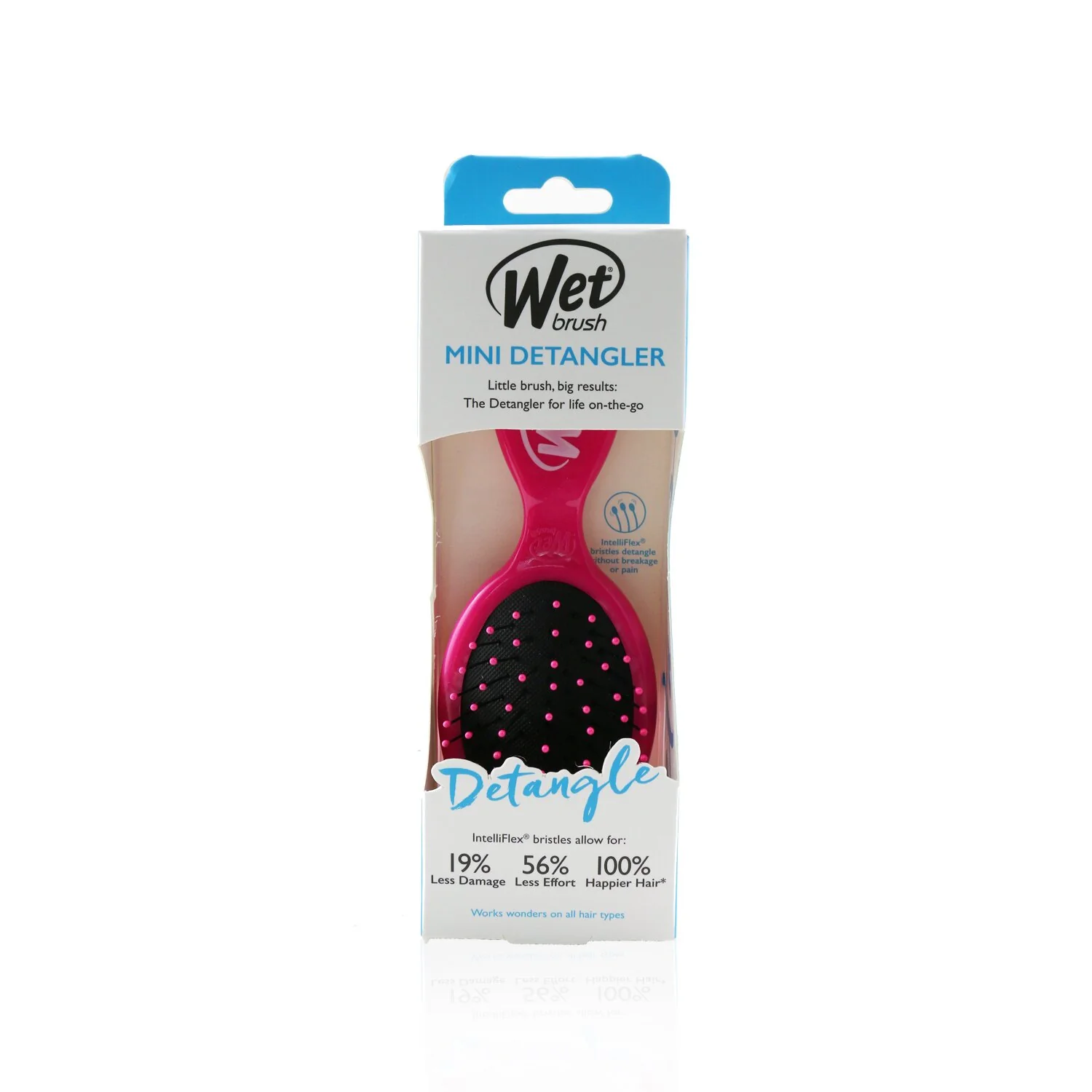 Wet Brush Mini Detangler - # Pink  1pc - Olabens