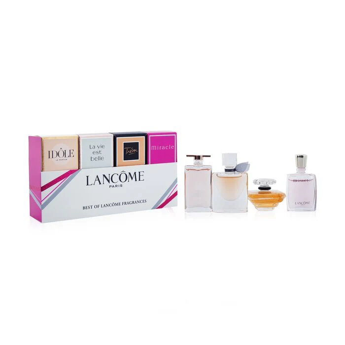 Lancome Best Of Lancome Fragrance Coffret: Tresor EDP + Idole EDP 5ml + La Vie Est Belle EDP 4ml + Miracle EDP 5ml 4pcs 7.5ml - Olabens