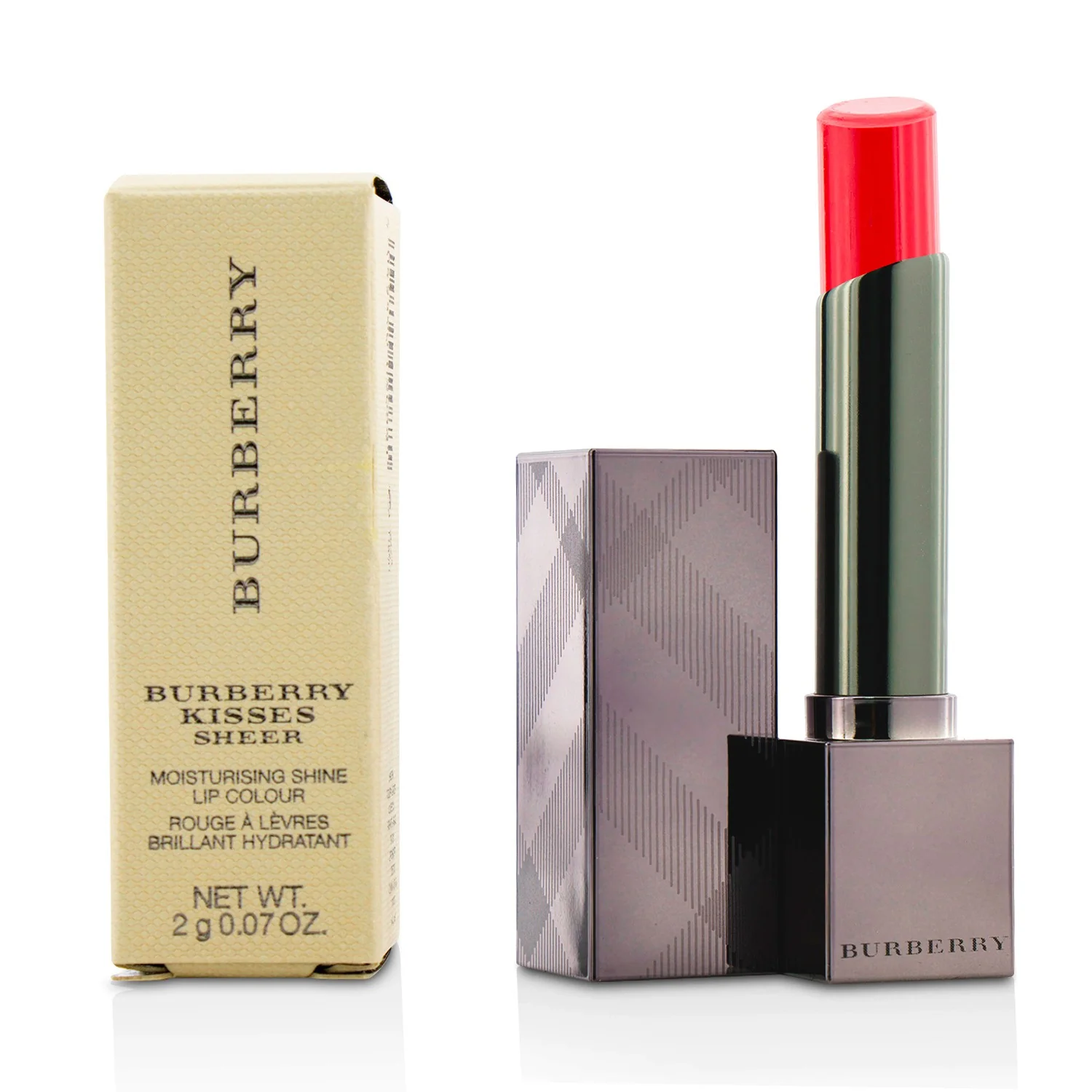 Burberry Burberry Kisses Sheer Moisturising Shine Lip Colour - # No. 241 Crimson Pink  2g/0.07oz - Olabens
