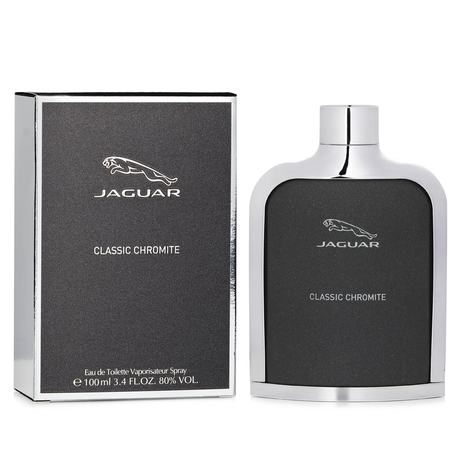 Jaguar Classic Chromite Eau De Toilette Spray (Unbox)  100ml/3.4oz - Olabens
