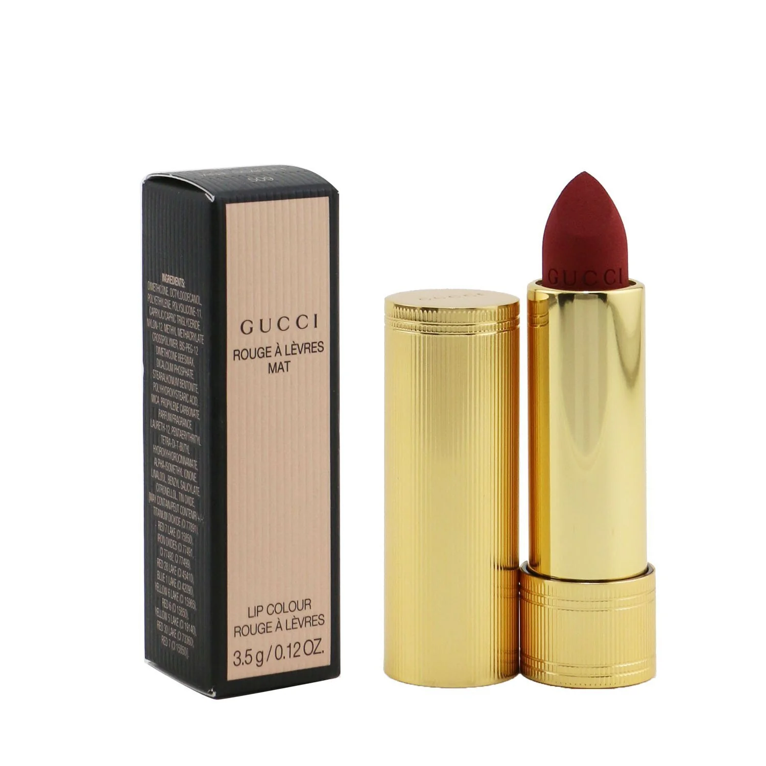 Gucci Rouge A Levres Mat Lip Colour - # 208 They Met in Argentina  3.5g/0.12oz - Olabens