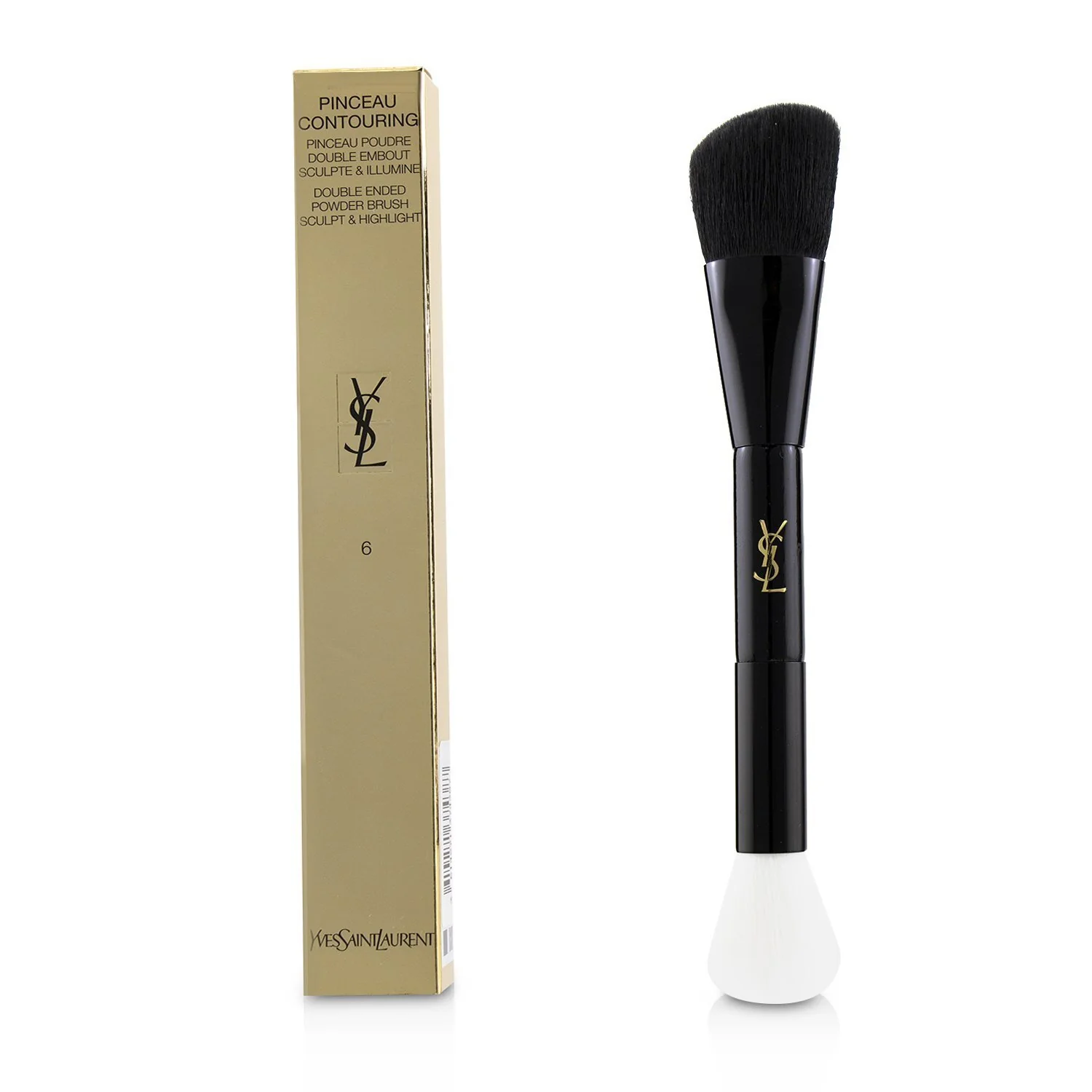 Yves Saint Laurent Pinceau Contouring Double Ended Powder Brush (Sculpt & Highlight) 6 - Olabens