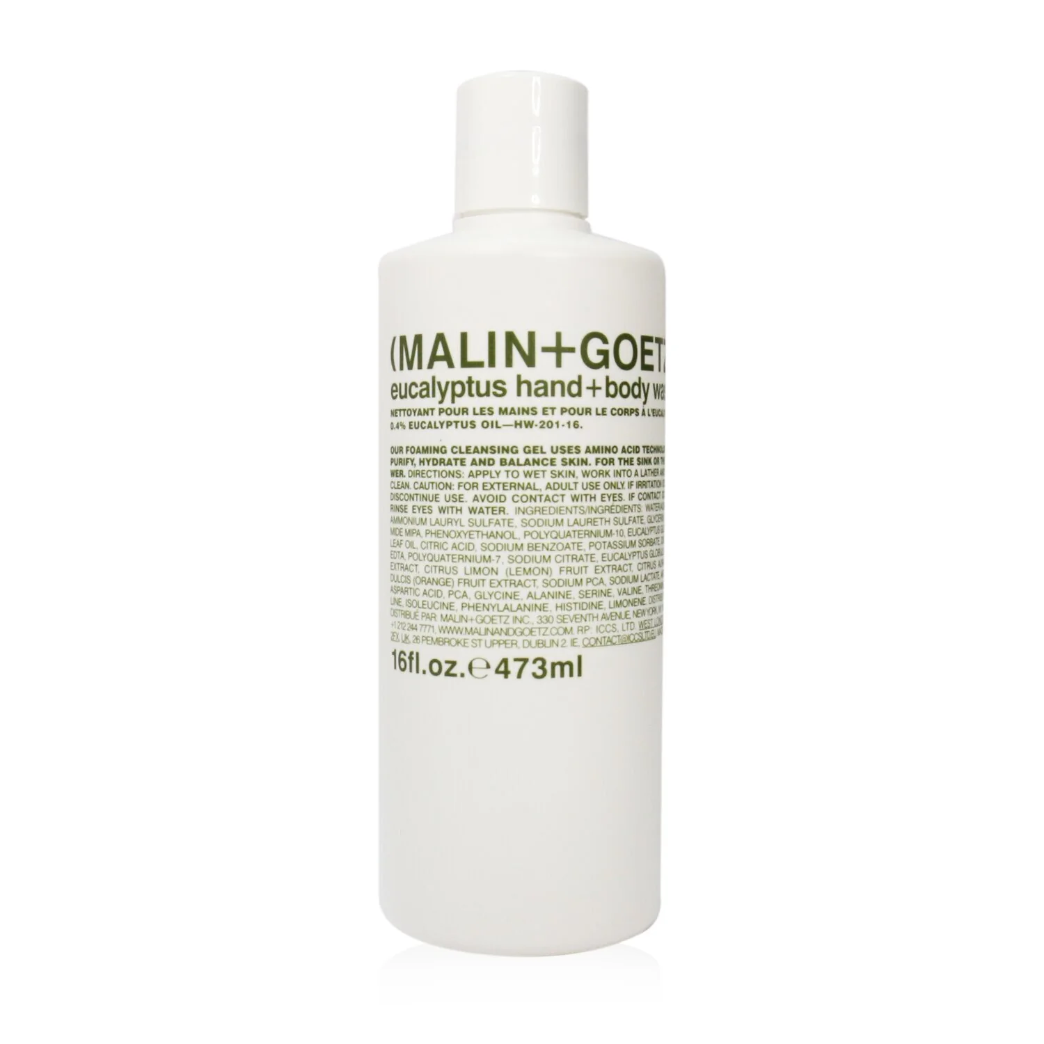 MALIN+GOETZ Eucalyptus Hand+Body Wash  250ml/8.5oz - Olabens