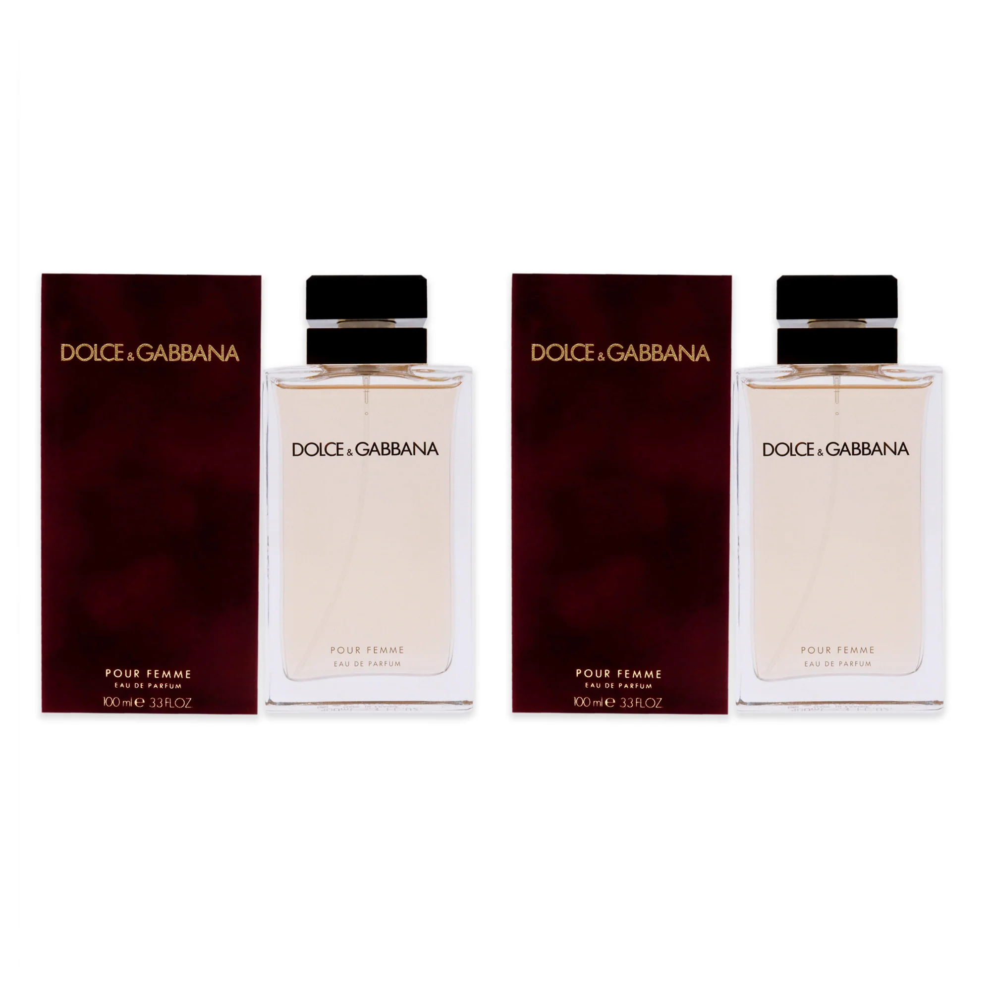 Dolce and Gabbana Pour Femme by Dolce and Gabbana for Women - 3.3 oz EDP Spray - Pack of 2 - Olabens