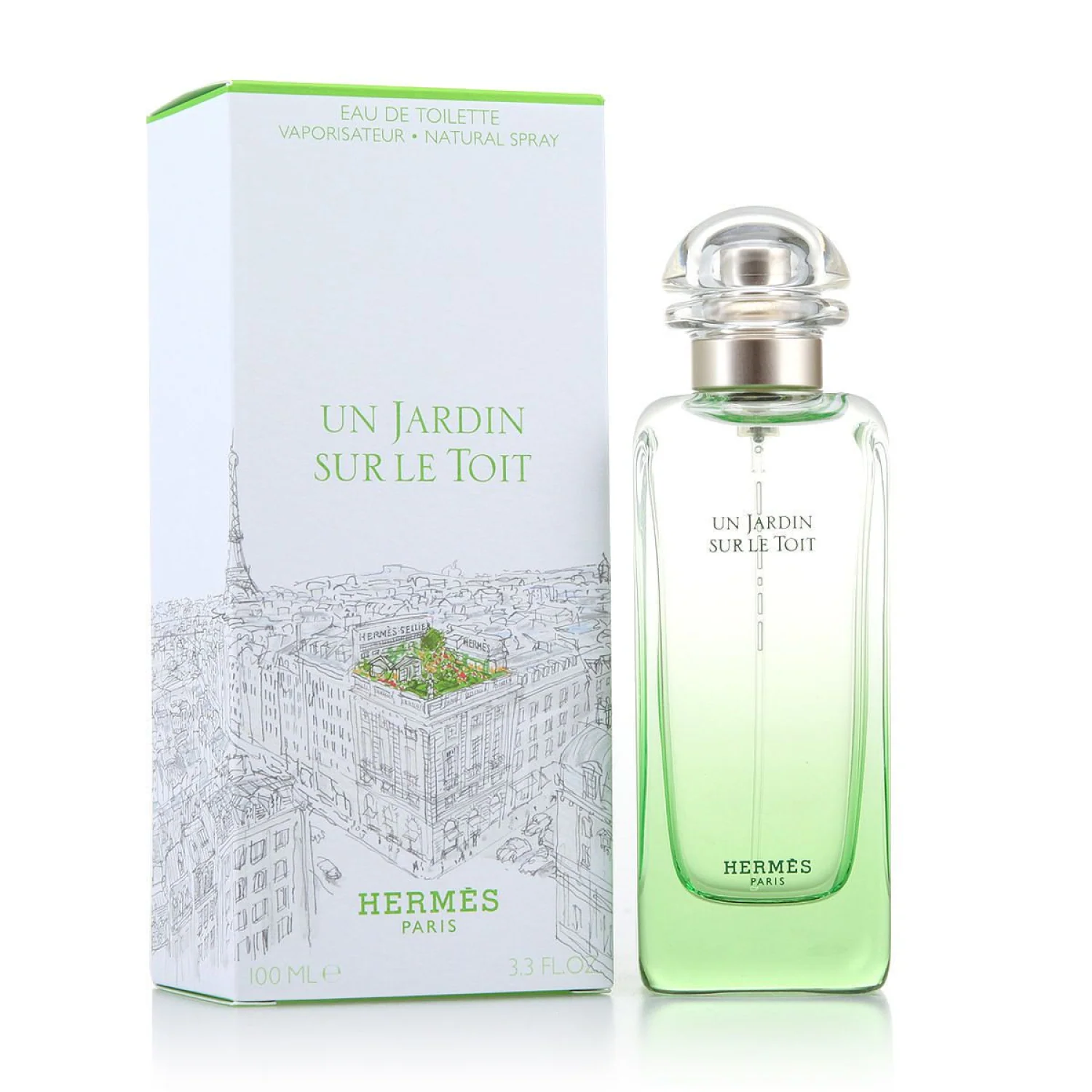Un Jardin Sur Le Toit by Hermes for Women - 3.3 oz EDT Spray - Olabens