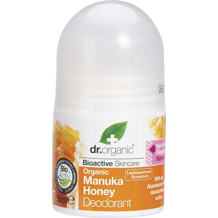 Dr Organic Roll-On Deodorant Manuka Honey 50ml - Olabens