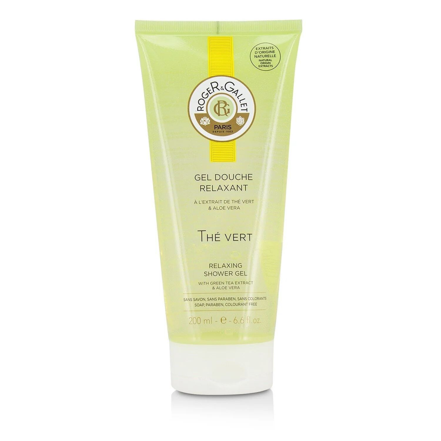 Roger & Gallet Green Tea (The Vert) Relaxing Shower Gel  200ml/6.6oz - Olabens