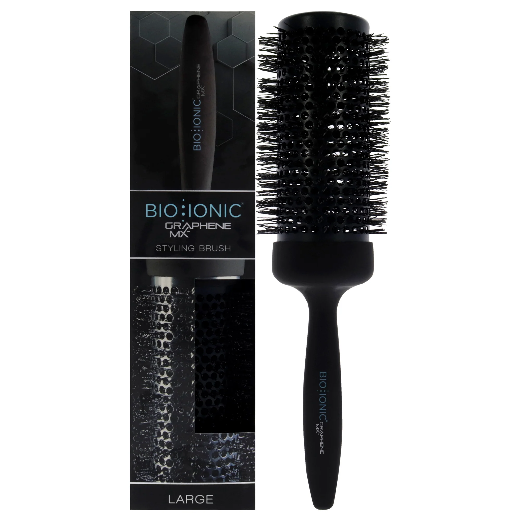 GrapheneMX Thermal Styling Brush - Large by Bio Ionic for Women - 1 Pc Hair Brush - Olabens
