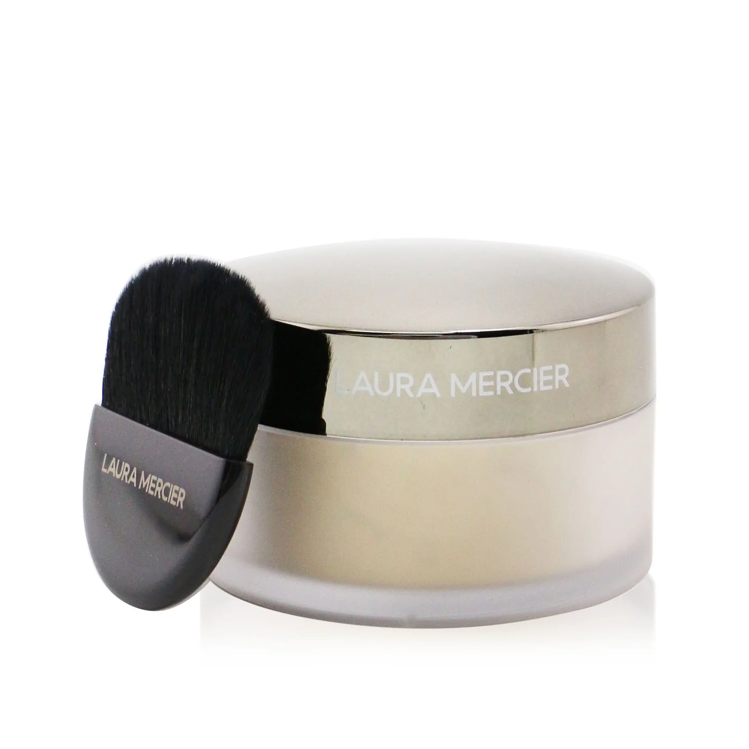 Laura Mercier Set To Glow Translucent Loose Setting Powder & Brush Duo: 1x Loose Setting Powder 29g + 1x Powder Brush(Box Slightly Damaged)  2pcs - Olabens