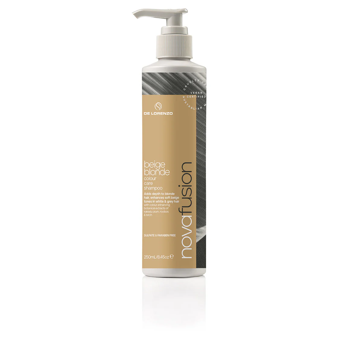 De Lorenzo Novafusion Colour Care Shampoo Beige Blonde 250ml - Olabens