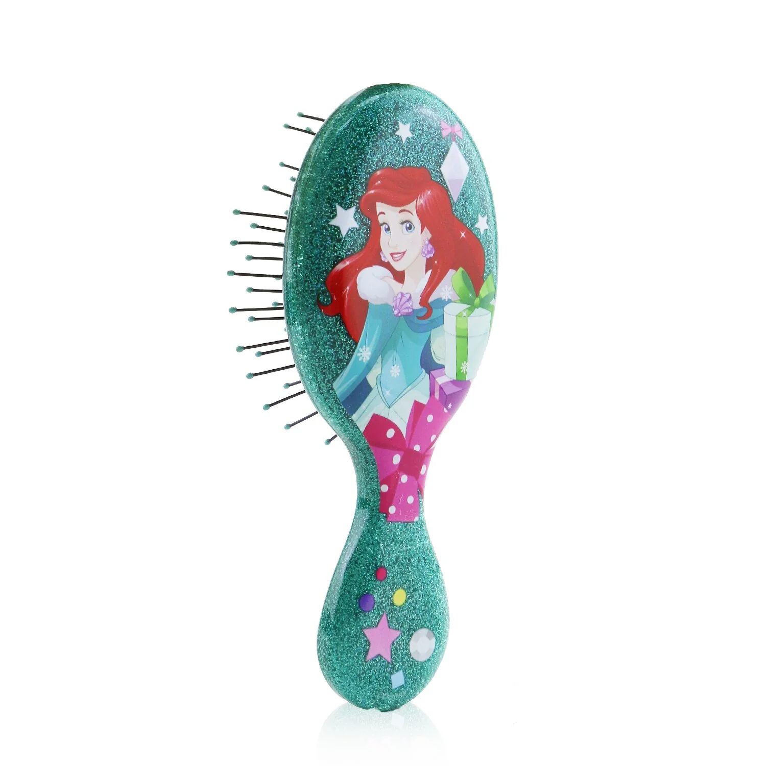Wet Brush Mini Detangler Disney Princess - # Glitter Ball - Ariel (Limited Edition)  1pc - Olabens