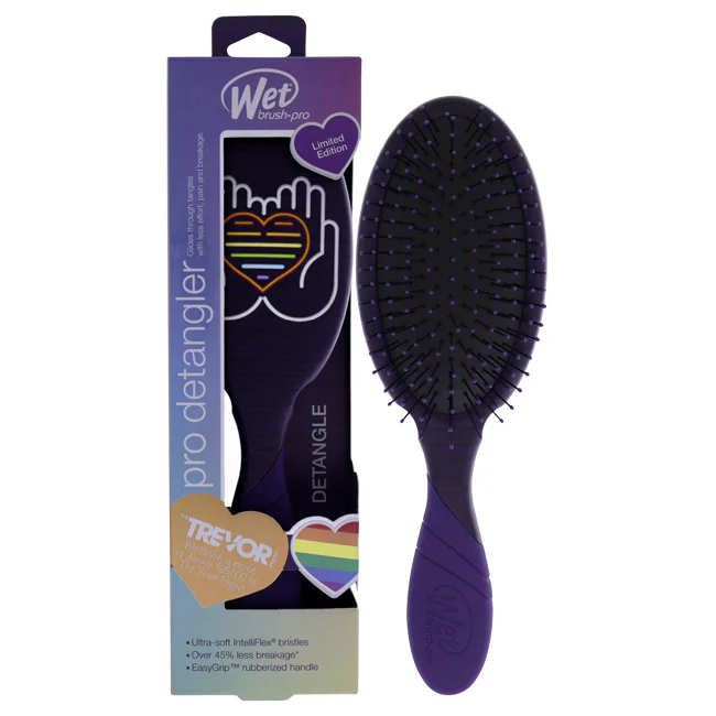 Wet Brush Pro Detangler Love is Love Brush - Hands Heart by Wet Brush for Unisex - 1 Pc Hair Brush - Olabens