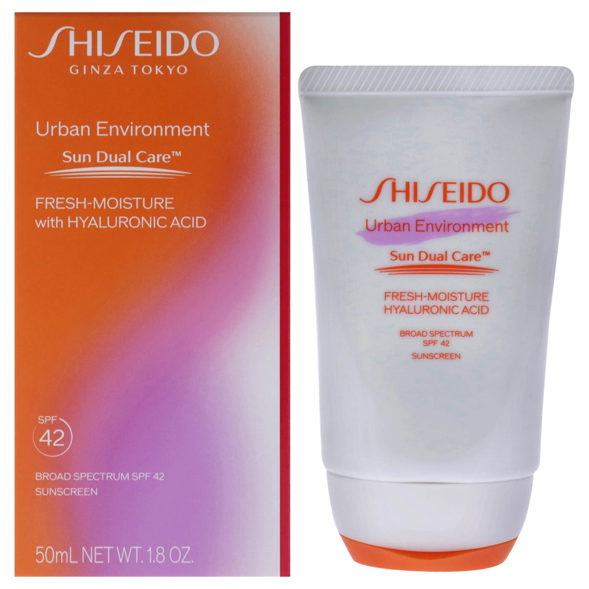 Urban Environment Fresh Moisture Sunscreen SPF 42 by Shiseido for Unisex - 1.8 oz Sunscreen - Olabens
