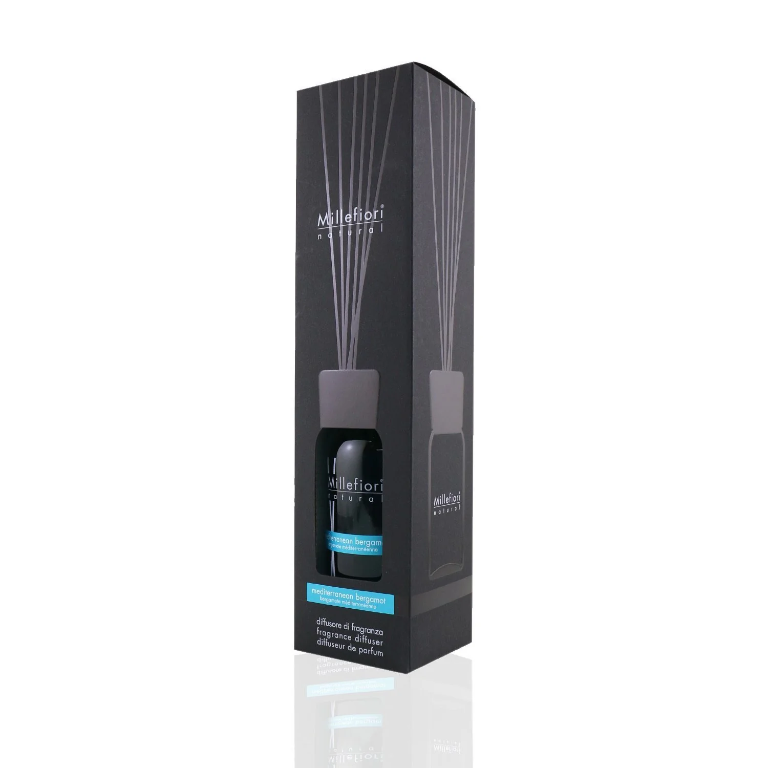 Millefiori Natural Fragrance Diffuser - Mediterranean Bergamot  500ml/16.9oz - Olabens