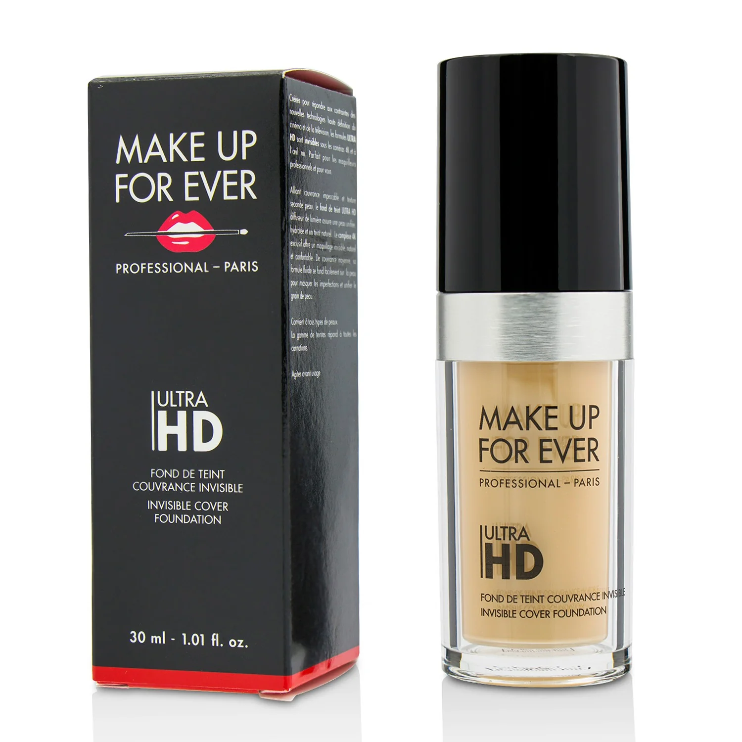 Make Up For Ever Ultra HD Invisible Cover Foundation - # Y225 (Marble)  30ml/1.01oz - Olabens