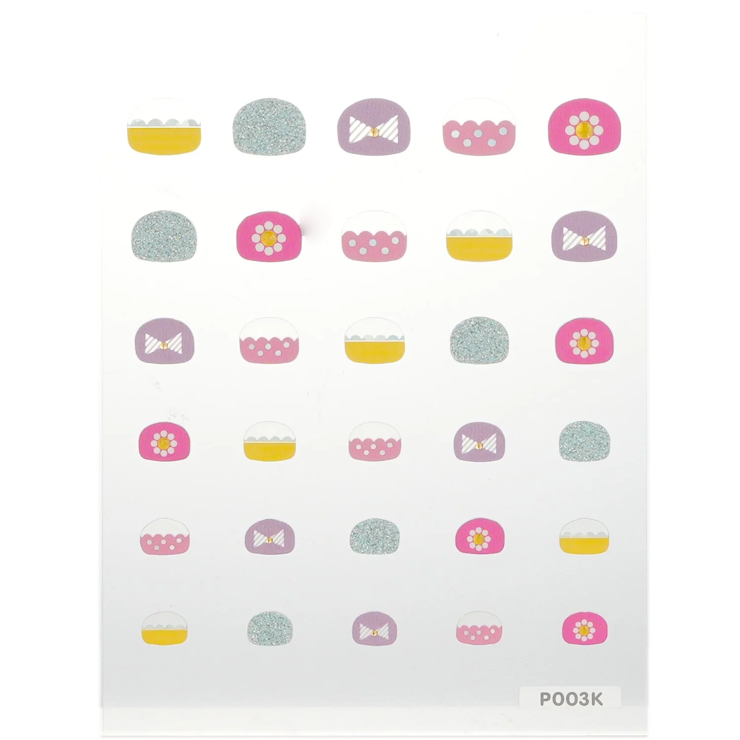 April Korea Princess Kids Nail Sticker - # P003K  1pack - Olabens