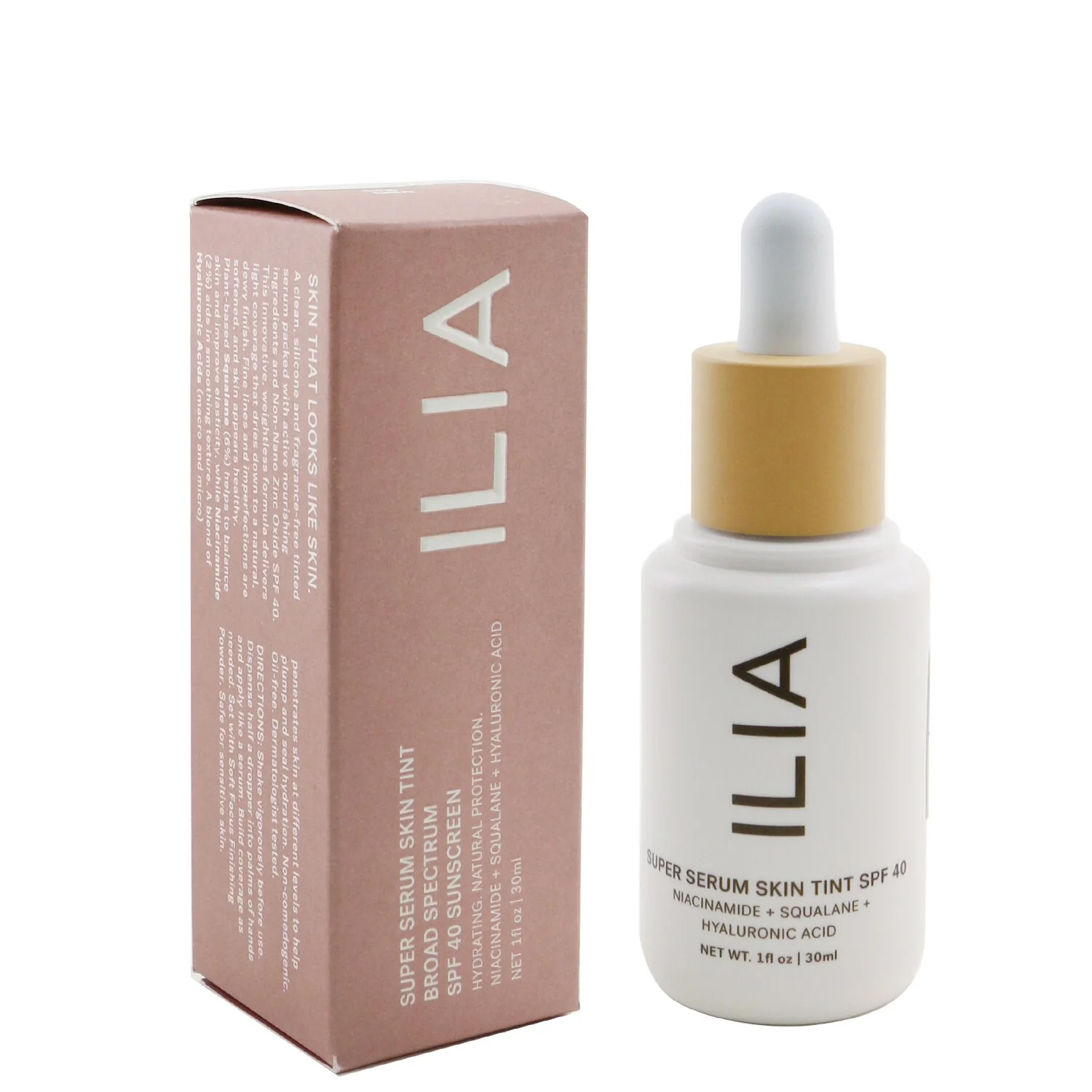 ILIA Super Serum Skin Tint SPF 40 - # ST3 Balos (Very Light With Neutral Cool Undertones)  30ml/1oz - Olabens