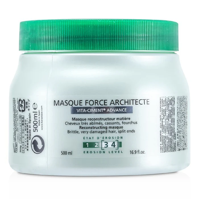 Kerastase Resistance Force Architecte Reconstructing Masque (For Brittle, Very Damaged Hair, Split Ends) 500ml/16.9oz - Olabens