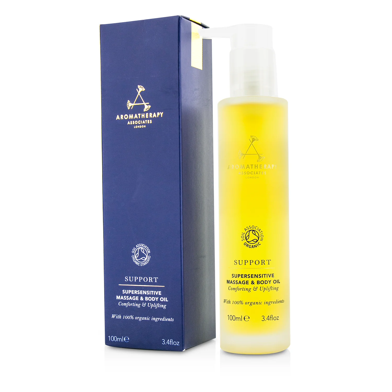 Aromatherapy Associates Support - Supersensitive Massage & Body Oil  100ml/3.4oz - Olabens