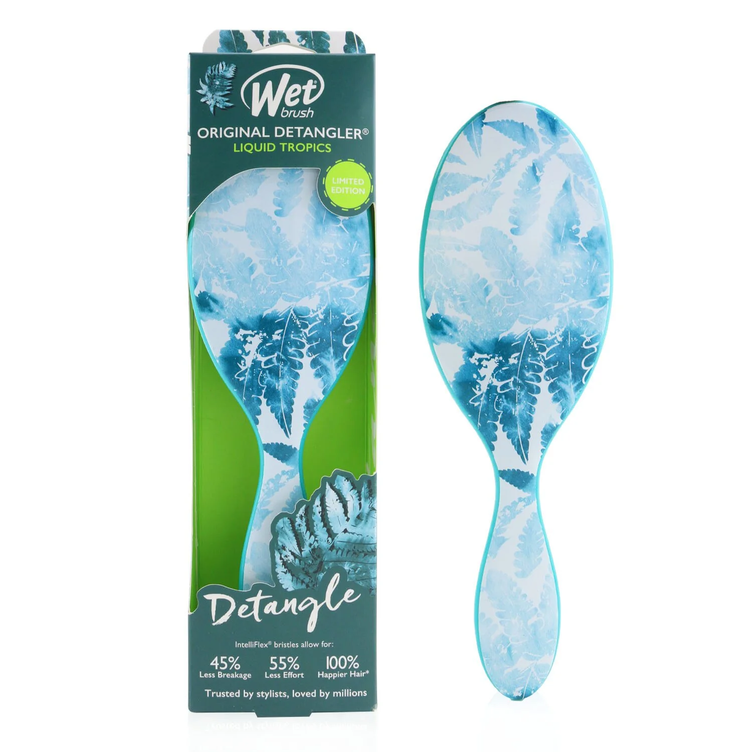 Wet Brush Original Detangler Liquid Tropics - # Banana Leaves (Limited Edition) - Olabens
