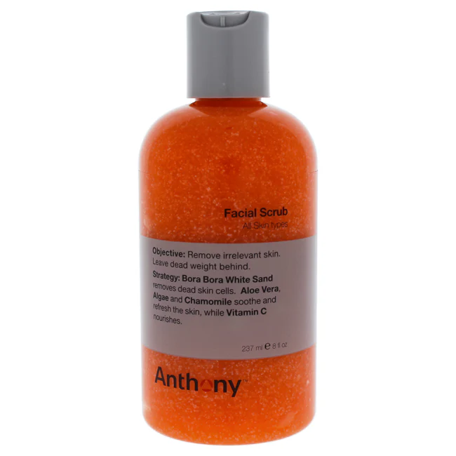 Anthony Facial Scrub by Anthony for Men - 8 oz Scrub - Olabens