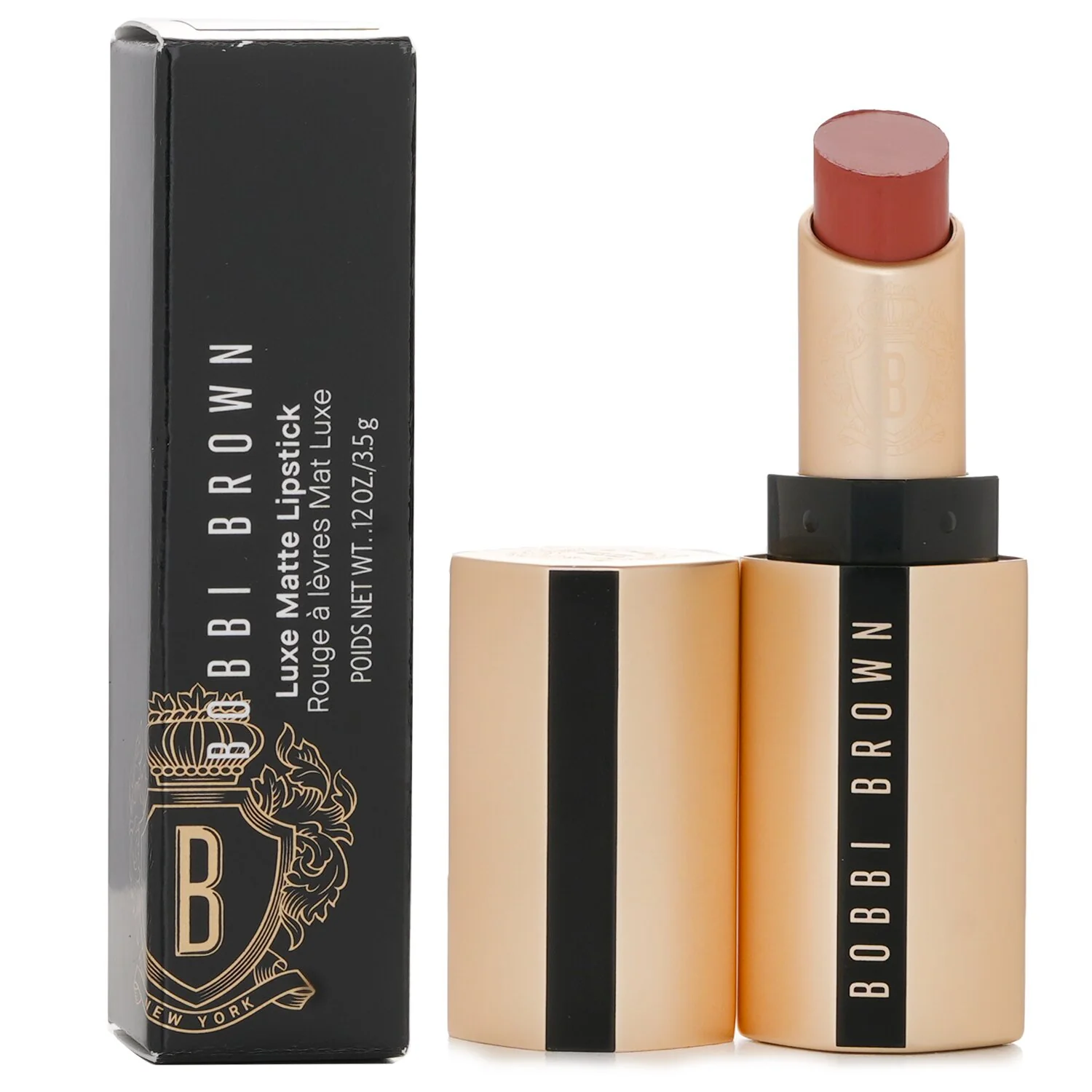 Bobbi Brown Luxe Matte Lipstick - # 64 Afternoon Tea  3.5g/0.12oz - Olabens