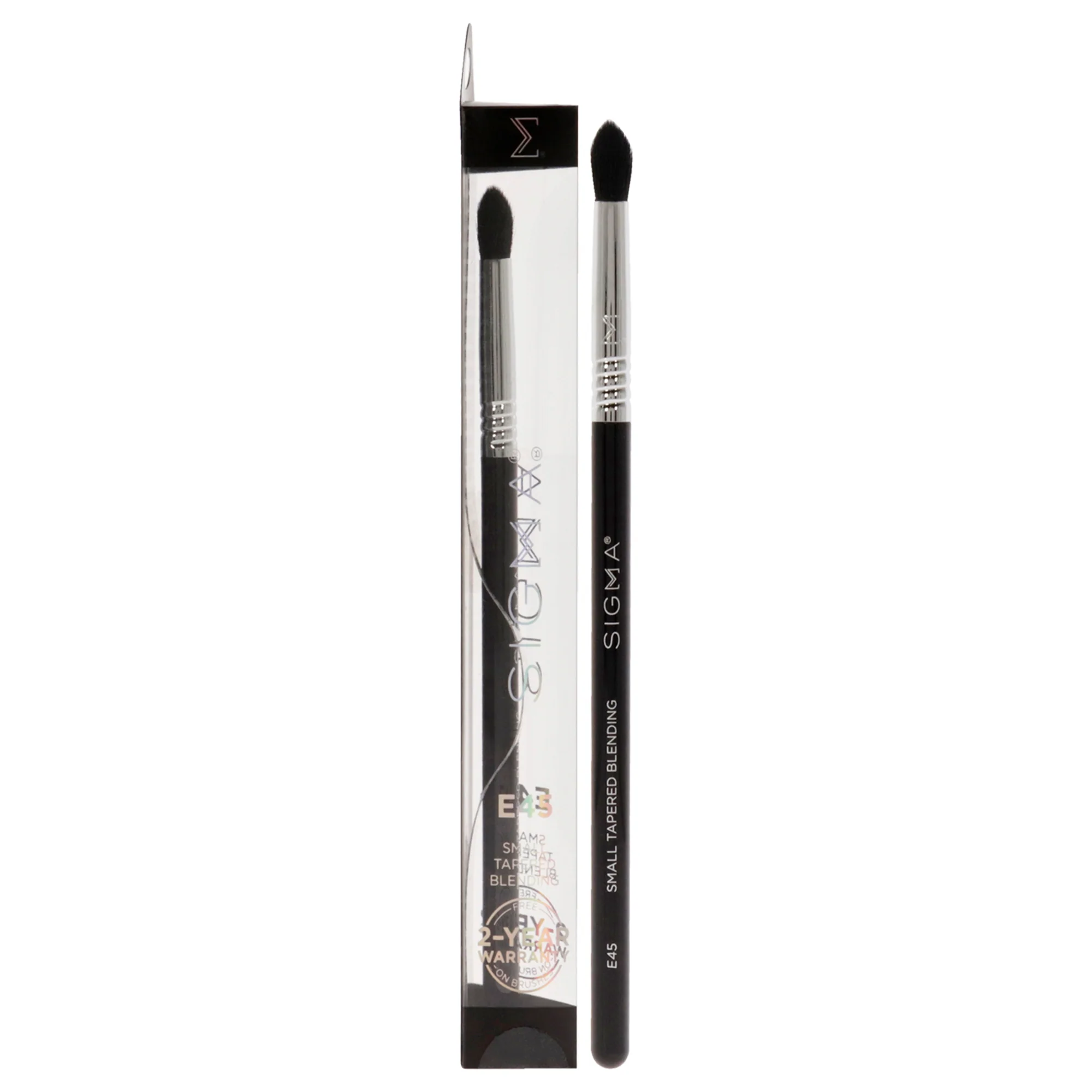 Small Tapered Blending Brush - E45 by SIGMA for Women - 1 Pc Brush - Olabens