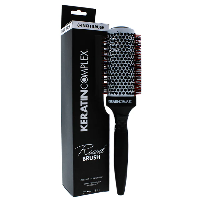 Keratin Complex Thermal Round Brush by Keratin Complex for Unisex - 3 Inch Hair Brush - Olabens
