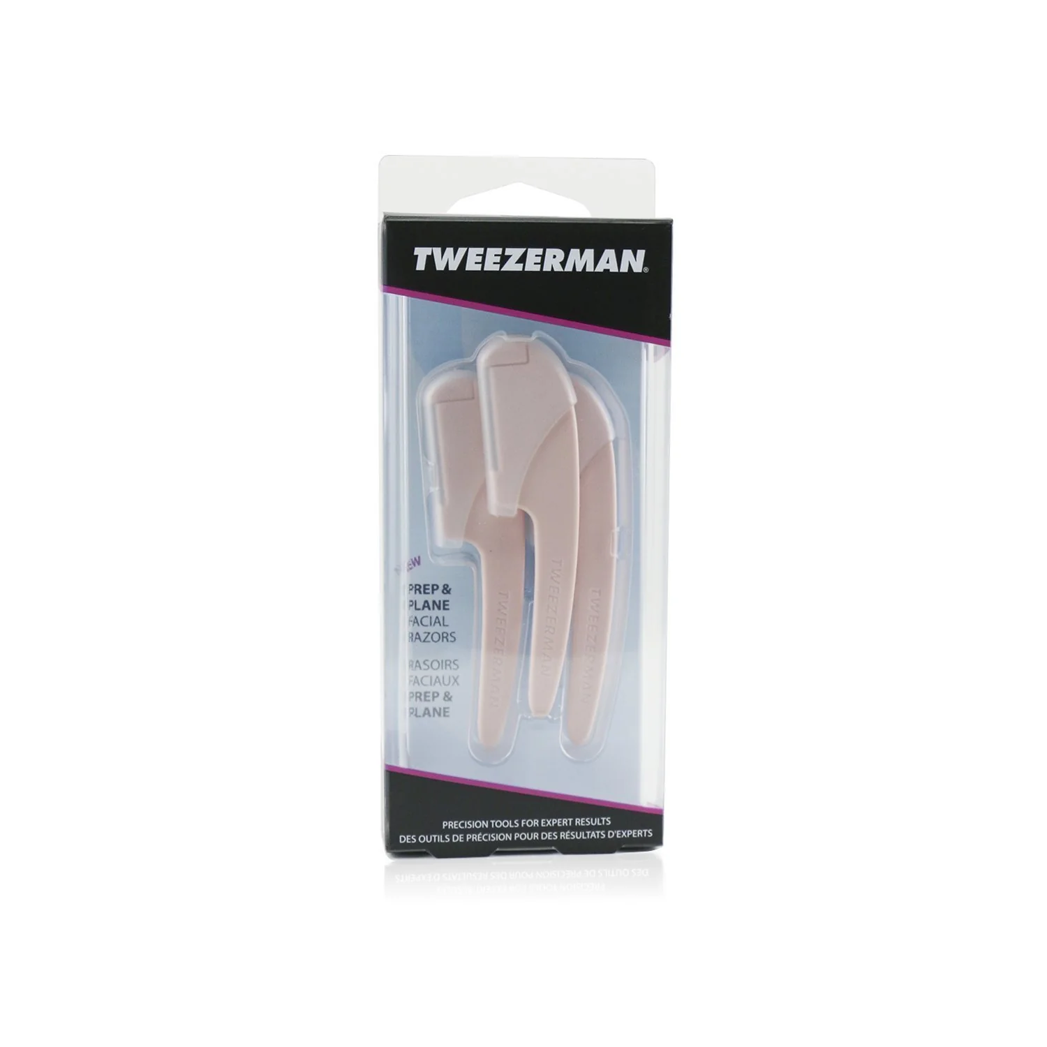 Tweezerman Prep & Plane Facial Razors  3pcs - Olabens