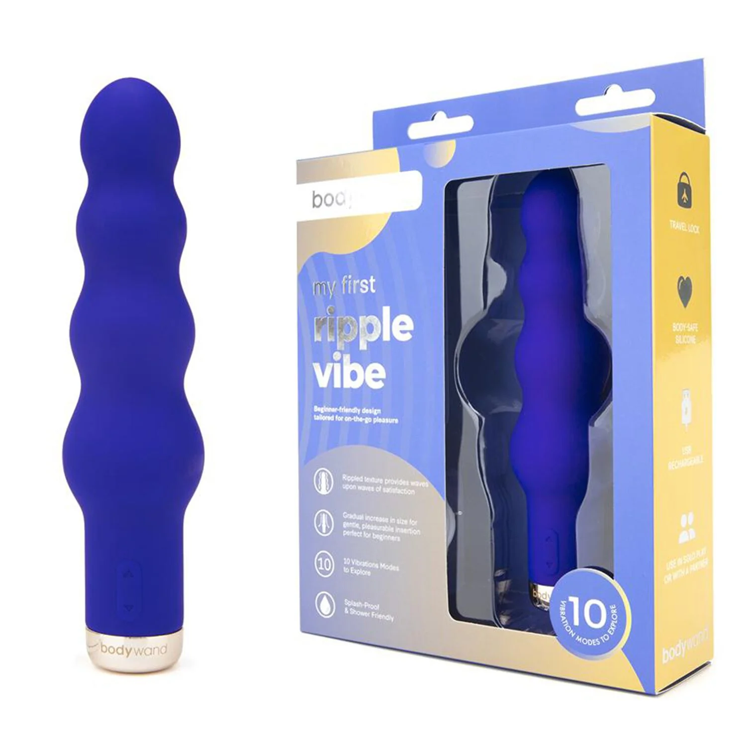 Body wand My First Ripple Vibrator  1 pc - Olabens