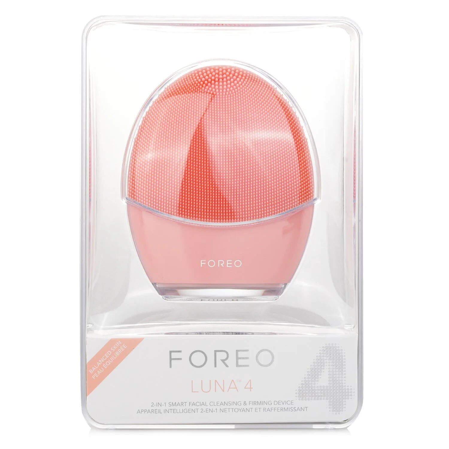 FOREO Luna 4 2-In-1 Smart Facial Cleansing & Firming Device (Balanced Skin)  1pcs - Olabens