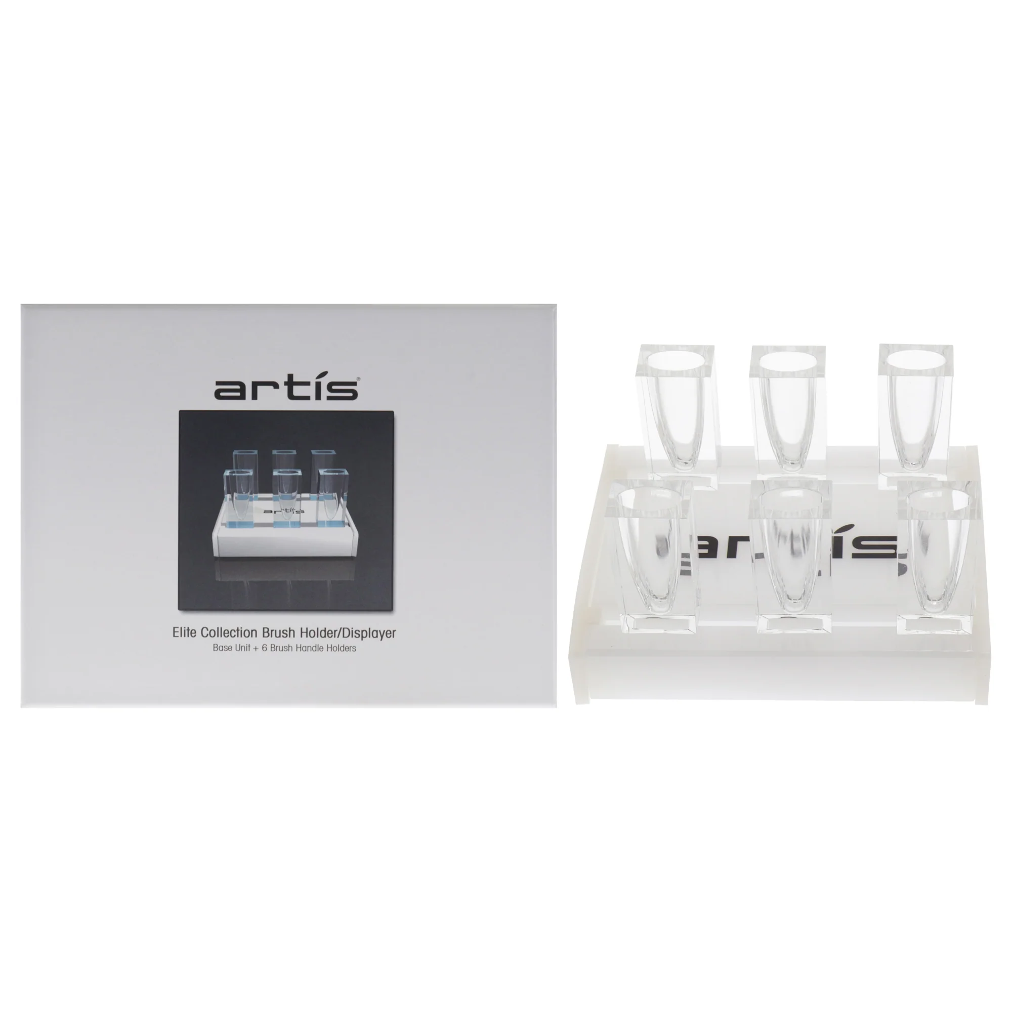 Elite Collection 6 Brush Holder-Displayer by Artis for Unisex - 1 Pc Display - Olabens