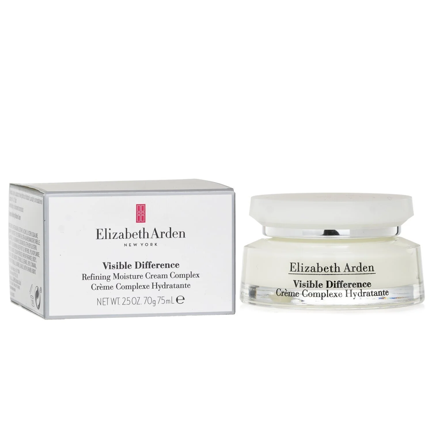 Elizabeth Arden 【1+1 Set】Visible Difference Refining Moisture Cream Complex    75ml/2.5oz x2 - Olabens