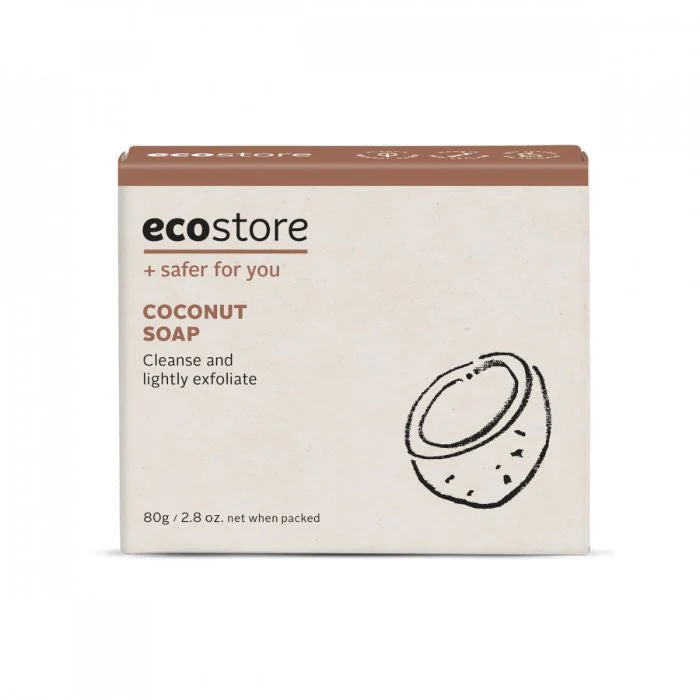 Ecostore Boxed Coconut Soap 80g - Olabens