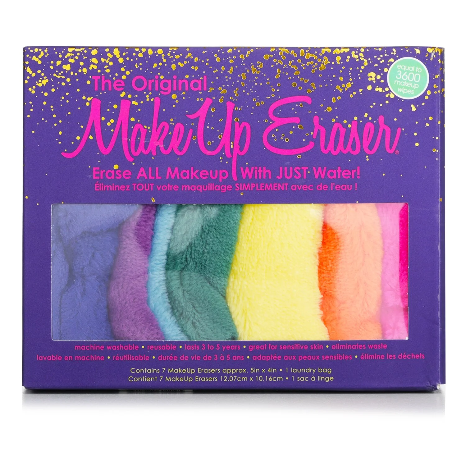 MakeUp Eraser Holidaze 7 Day Set (7x Mini MakeUp Eraser Cloth + 1x Bag)  7pcs+1bag - Olabens
