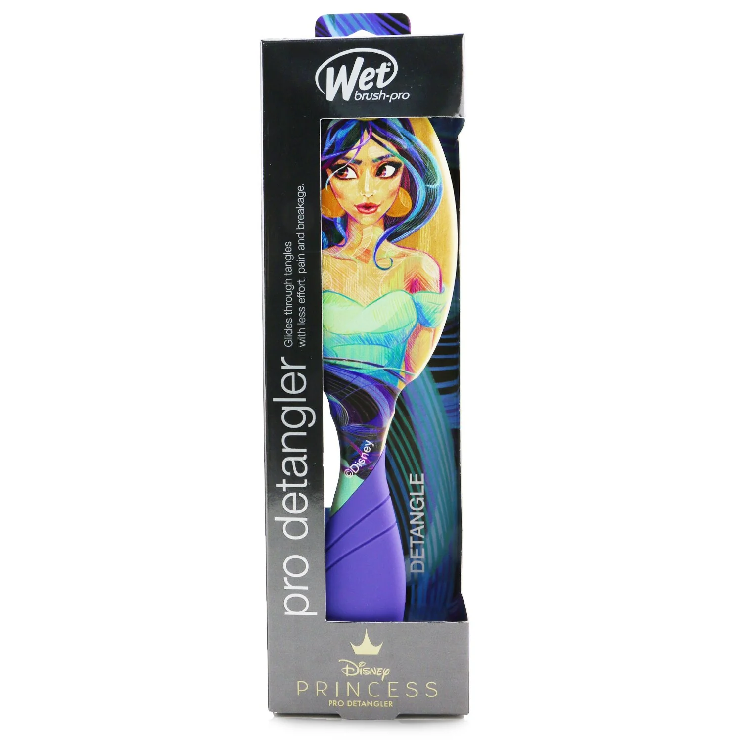Wet Brush Pro Detangler Disney Stylized Princess - # Jasmine  1pc - Olabens