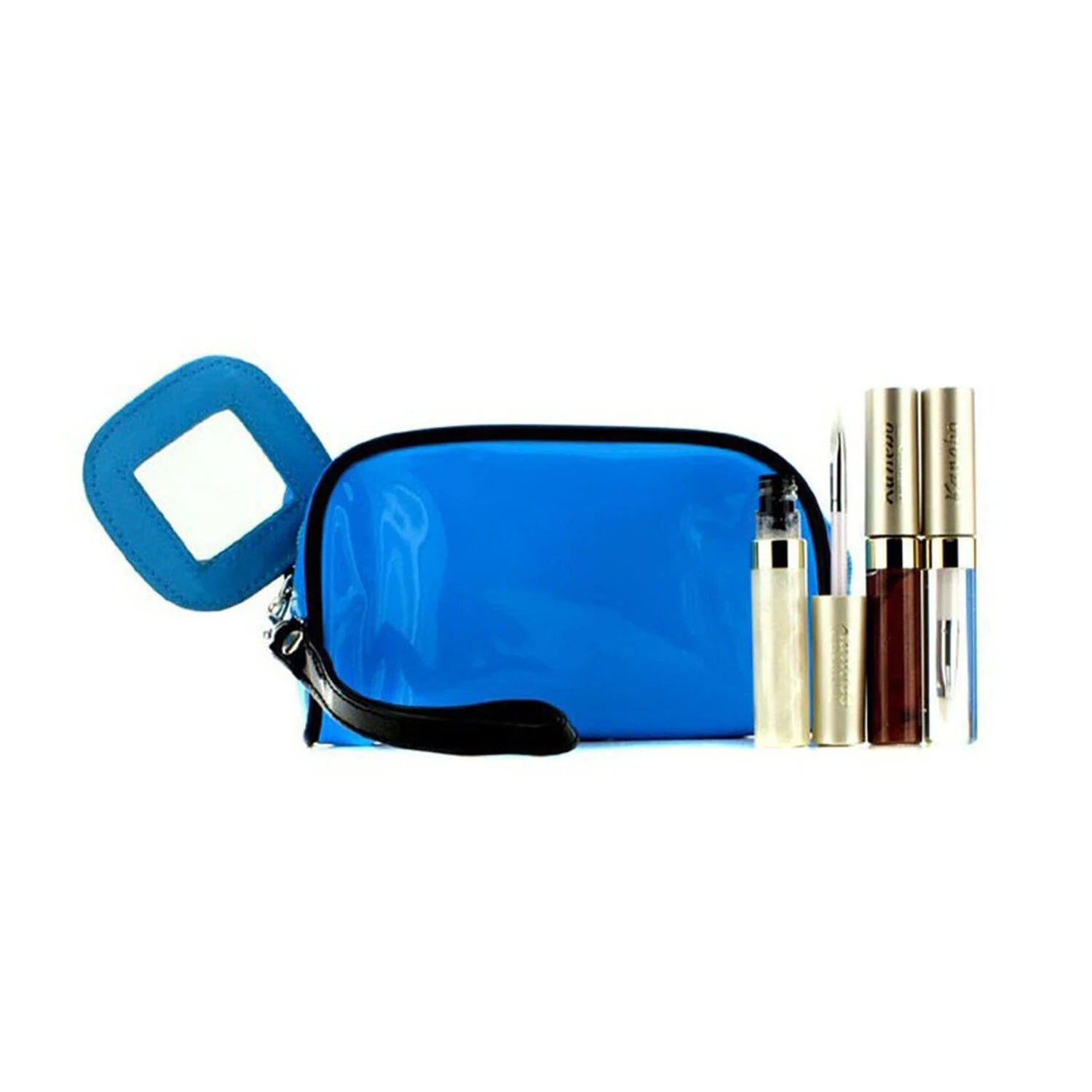 Kanebo Lip Gloss Set With Blue Cosmetic Bag (3xMode Gloss, 1xCosmetic Bag)  3pcs+1bag - Olabens