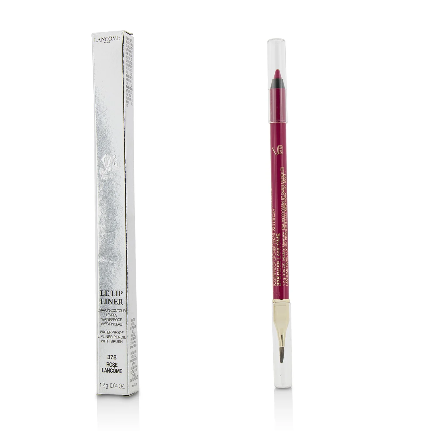 Lancome Le Lip Liner Waterproof Lip Pencil With Brush - #378 Rose Lancôme  1.2g/0.04oz - Olabens