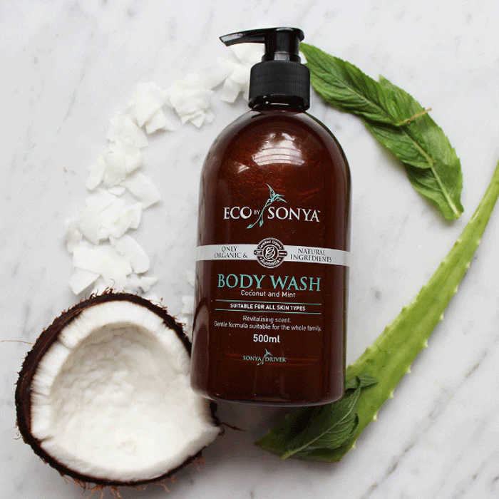 Eco Tan Coconut & Mint Body Wash 500ml - Olabens