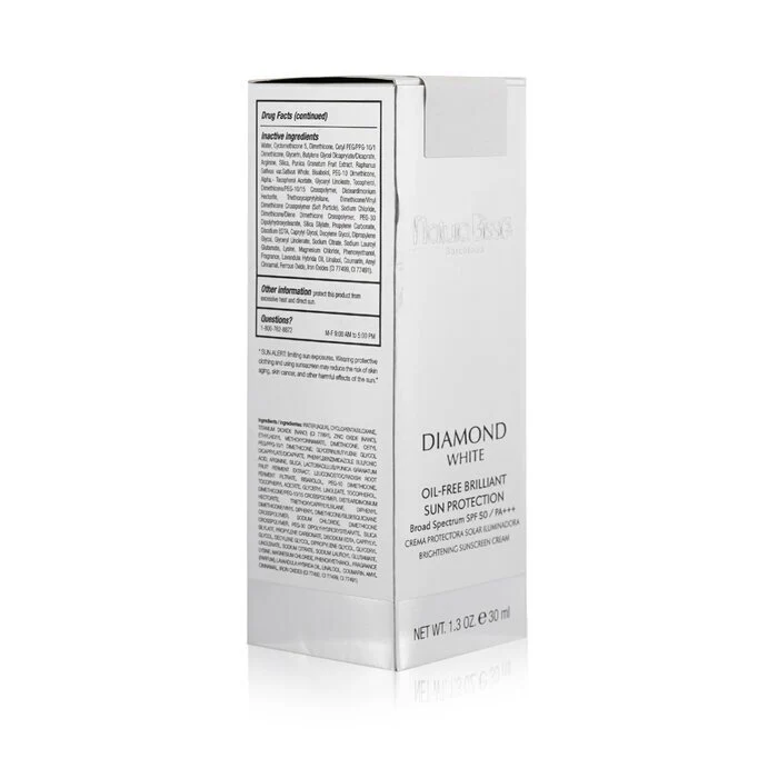 Natura Bisse Diamond White Oil-Free Brilliant Protection SPF 50 PA+++ 30ml/1oz - Olabens