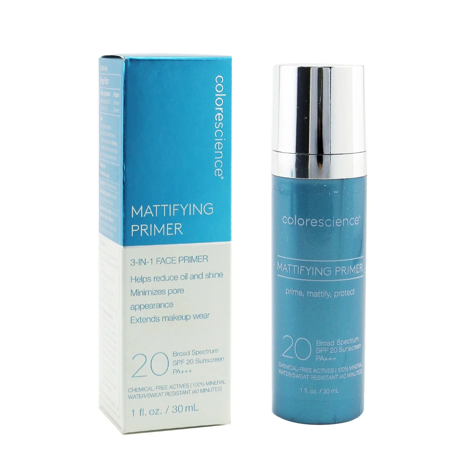 Colorescience 3 In 1 Face Primer SPF20 - Mattifying  30ml/1oz - Olabens