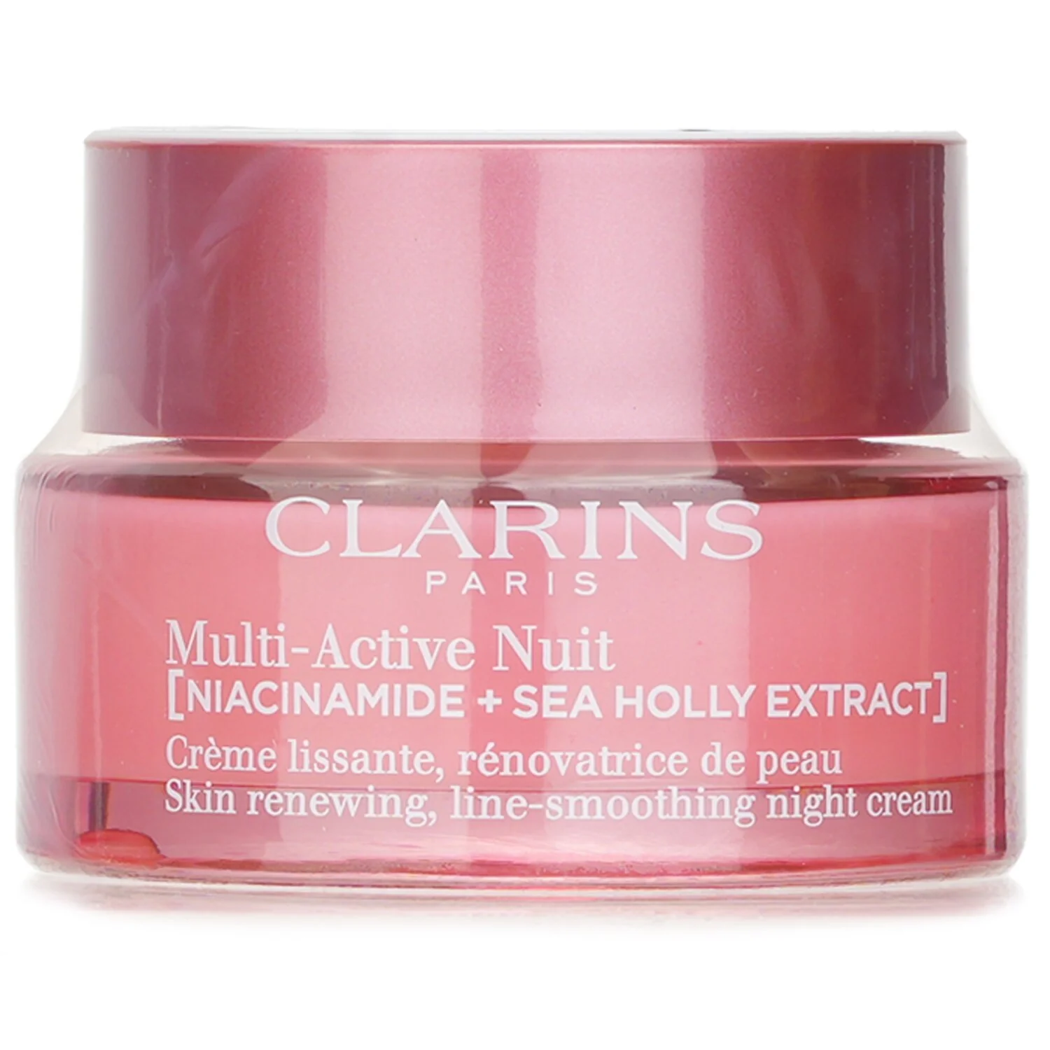 Clarins Multi-Active Nuit (Niacinamide + Sea Holly Extract) Skin Renewing Line-Smoothing Night Cream All Skin Types  50ml/1.7oz - Olabens