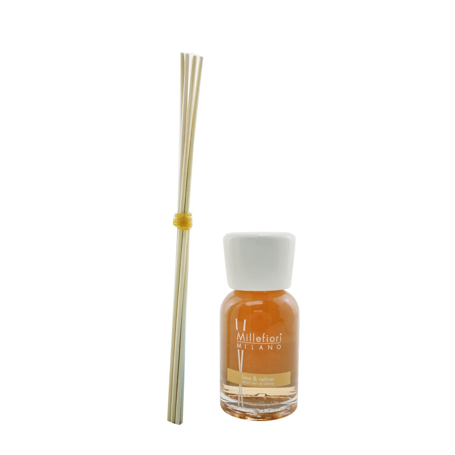 Millefiori Natural Fragrance Diffuser - Lime & Vetiver  100ml/3.38oz - Olabens