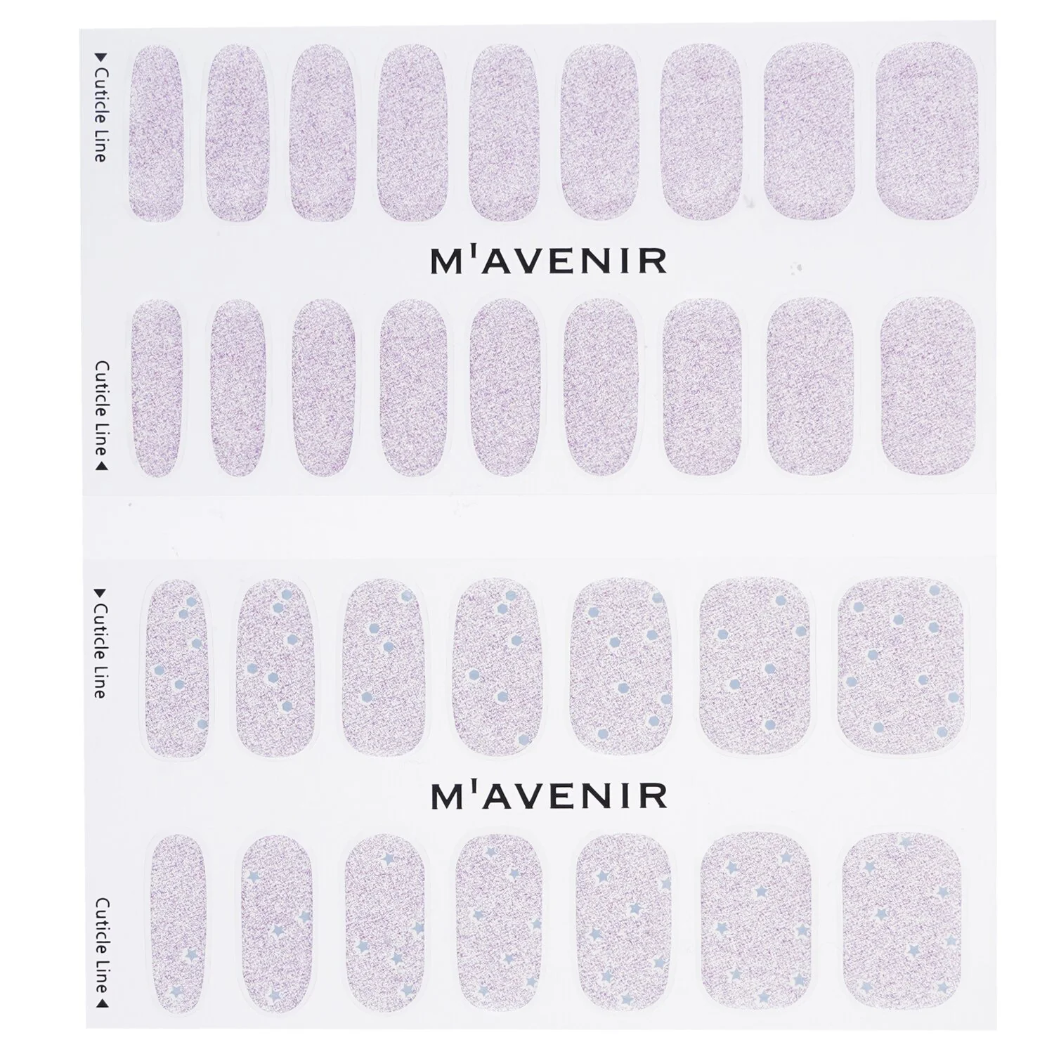 Mavenir Nail Sticker (Purple) - # Fiesta Violet Nail  32pcs - Olabens