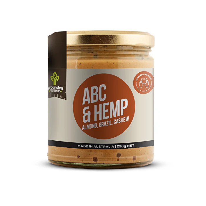 Grounded Spread ABC & Hemp (Almond, Brazil, Cashew) 250g - Olabens